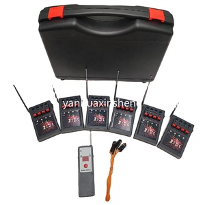 24 Channels 6 Receiver Pyrotechnic Firing Device Wireless Remote Control Fireworks Firing System