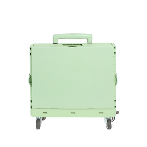 Vente chaude <span class=keywords><strong>Panier</strong></span> pliable robuste avec poignée 360 Caisse roulante à quatre roues Utilitaire enseignant avec siège - Product Image 6