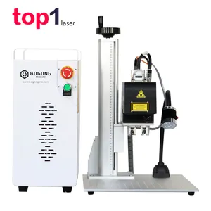 20W 30W MINI Portable Fiber Laser Marking Machine for dog tags surgical Instruments and jewelry