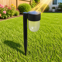 Lampes solaires d'extérieur pour allées, étanches IP65, LED blanc chaud 3000K, corps en plastique, piles AA incluses pour jardin et chemin.