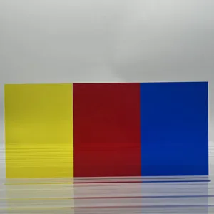 Andisco Hersteller Großhandel kundenspezifische 1.220 * 2.440 mm PMMA-Acrylplatten 5 mm transparente farbige Kunststoffplatten
