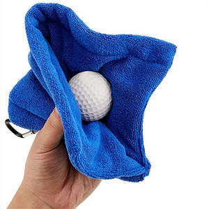 Serviettes de nettoyage pour balles de golf en microfibre, tissu éponge, séchage rapide, gris bleu, serviette de sport d'extérieur - Product Image 2