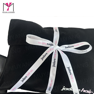 Sac à cheveux en velours personnalisable de luxe MUYANG avec revêtement UV - Product Image 5