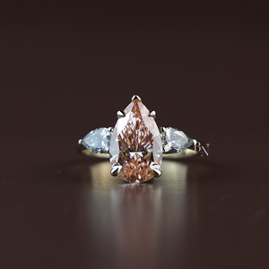 3.9 Carat Lab Grown <b>Diamond</b> Engagement <b>Ring</b> for Women Premium Fine Jewelry in Silver 10K Gold 14K Gold 18K Gold Luxury Bridal - Product Image 1