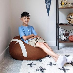 Waterproof <strong>Football</strong> Shape <strong>Bean</strong> <strong>Bag</strong> <strong>Chair</strong> Cover Recliner Outdoor Soccer <strong>Bean</strong> <strong>Bag</strong> <strong>Chair</strong> Cover Modern Sports Ball Shape - Product Image 5