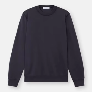 2025 nuevas sudaderas de cuello redondo de algodón de gran tamaño para hombres, logotipo Premium, patrón sólido, diseño personalizado para la temporada de otoño - Product Image 2