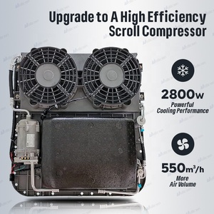 High Quality <b>24V</b>/12V <b>Battery</b>-Powered Integrated Roof-Mounted Parking Air Conditioner Cheap Price New Conditioner - Product Image 4