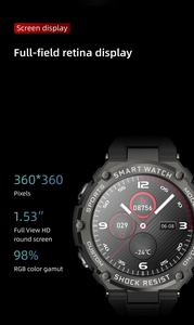 2025 nouveau GM6 entièrement fonctionnel NFC Fitness montre Modes de sport montres de santé pour hommes contrôle de la musique mode montres intelligentes - Product Image 2