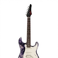 Gitar Elektrik Hz Innovative Finishing Poles/Painted, Top Maple 6 Senar, Neck Maple, Body PC, Custom, Profesional, Untuk Musik