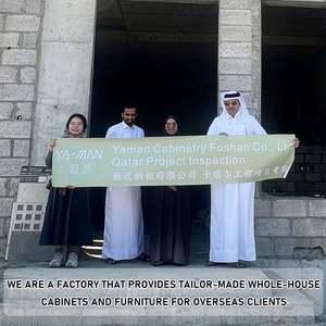 Juego de Muebles de Cocina Modernos de Madera, Diseño Personalizado, Listos para Armar, Acabado en Laca Negra Mate, para Uso Doméstico - Product Image 3