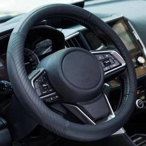 <span class=keywords><strong>Alfa</strong></span> Romeo Four Seasons estilo deportivo cuero genuino PU/gamuza PVC cubiertas de volante para hombres/mujeres modelo - Product Image 1