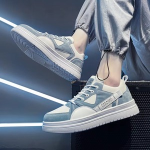 2024 Spring New Men's Sporty Genuine Leather Anti-Slippery Winter Leisure Sports Breathable Thin Mesh <b>Shoes</b> - Product Image 6