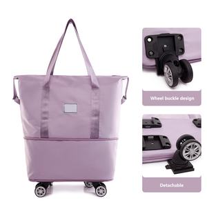 Sac de voyage week-end unisexe de haute qualité avec logo personnalisé, imperméable, en Oxford, pliable - Product Image 5