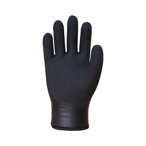 Articles de sécurité XL Gants thermiques en tricot entièrement enduits Caoutchouc naturel Latex Polyester Antidérapant Protection industrielle des mains Utilisation en extérieur - Product Image 6