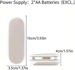 Sellador de Bolsas de Plástico para Alimentos, Portátil, Recargable por USB, Mini Máquina de Sellado al Vacío - Product Image 2