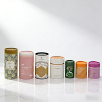 Cajas de Regalo Cilíndricas Personalizadas, Tubos de Papel Ecológicos y Duraderos para Botellas de Whisky y Vino, Embalaje Reciclable con Laminado Mate