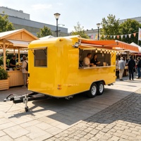 Meilleure Vente 2026 : Camion de Restauration Mobile Commercial d'Extérieur pour Snacks de Rue avec Équipements de Cuisine Complets, Remorque Alimentaire Certifiée DOT