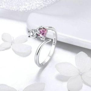 UM JEWELRY Dernière mode vintage pour femmes, argent sterling 925 plaqué or rose, zircon de luxe taille coussin serti à griffes - Product Image 4