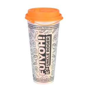Tùy chỉnh tái sử dụng ba chiều ly nhựa Takeaway trà sữa nước trái cây uống nước giải khát <span class=keywords><strong>Cup</strong></span> 300ml <span class=keywords><strong>400ml</strong></span> cà phê dùng một lần ly có nắp đậy - Product Image 3