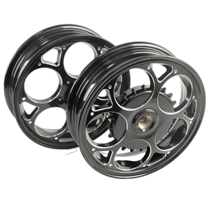Une paire de jantes CNC de 12 pouces pour Vespa Spring Primavera Sprint 50 <span class=keywords><strong>50cc</strong></span>, accessoires de jantes de moto pour l'Europe - Product Image 1