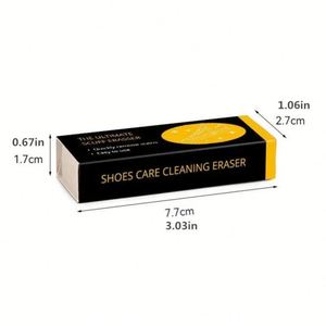 Brosse de nettoyage en suède pour chaussures - Détachant pour nubuck et suède, Nettoyant pour baskets blanches, Cadeau promotionnel - Product Image 4
