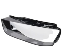 Couverture transparente des phares avant, boîtier de phare, coque de lentille de phare, verre de phare pour Audi A4 8k B8.5 2013 2014 2015