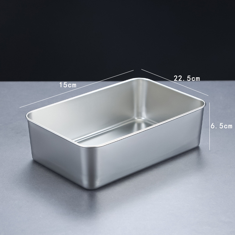 Large food preparation tray (silver)