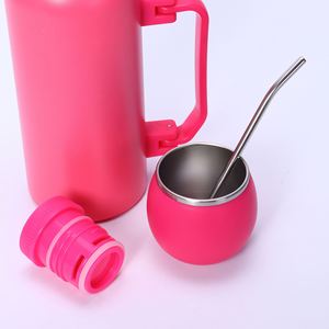 Ensemble de Yerba Mate moderne : Gourde thermique, Bombilla, Qualité supérieure - Product Image 4