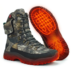 Stivali da Caccia Riscaldati Elettricamente Ricaricabili, Scarpe Termiche Calde per l'Inverno da Uomo - Product Image 1
