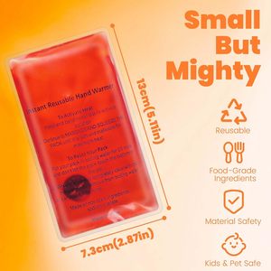 Paquete de Calor Portátil OEM con Gel Instantáneo, Calentador de Manos Reutilizable para Deportes de Invierno al Aire Libre para Mujeres, Terapia de Calor Activada por Clic para <span class=keywords><strong>Alivio</strong></span> del Dolor - Product Image 2