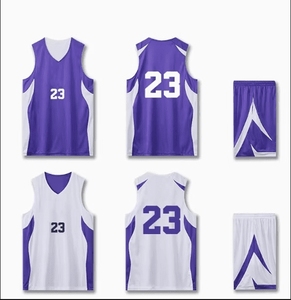 Ensemble de basketball pour femmes grandes tailles OEM, nom et numéro personnalisés, jersey d'entraînement respirant antibactérien à séchage rapide - Product Image 5