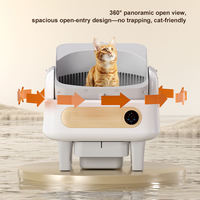 Bac à litière automatique pour chat avec contrôle à distance via application 5G, toilettes pour chat autonettoyantes, capteurs de sécurité, compatible avec plusieurs chats, fabrication OEM personnalisée