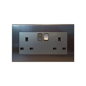 MGA presa <span class=keywords><strong>Twin</strong></span> UK Switched all'ingrosso di alta qualità e di alto livello adatta sia per ambienti domestici che industriali - Product Image 6