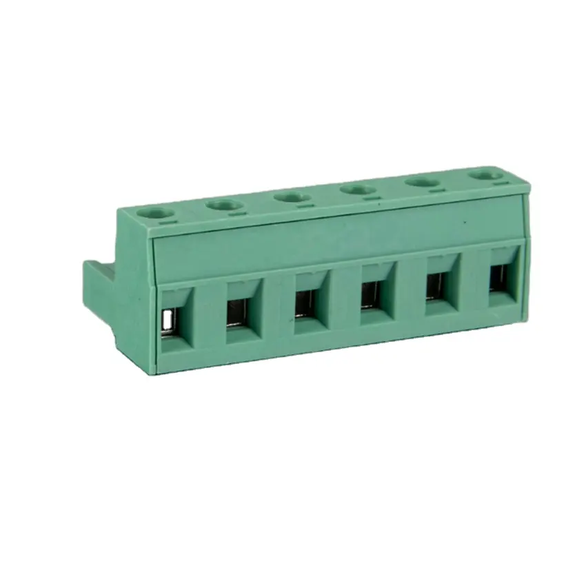 2edgk pcb plug gable terminal bloco, 7.5mm, 7.62mm, pitada, conector