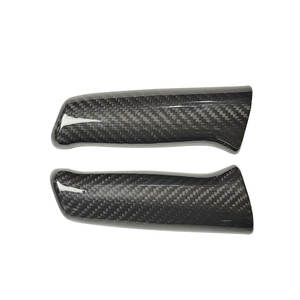 Couvre-poignée de frein à main en fibre de carbone, garniture de console centrale pour Mazda MX-5 (<span class=keywords><strong>2016</strong></span>+), <span class=keywords><strong>Fiat</strong></span> 124 Spider Abarth 124, pièces de voiture en carbone - Product Image 3