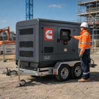 Groupe électrogène diesel à châssis ouvert économique pour les projets d'alimentation électrique des parcs industriels et des bâtiments d'usines