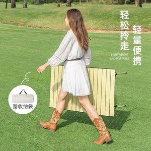 Folding Camping <b>Table</b> Rectangular 95x56x50cm Lightweight <b>Portable</b> Outdoor <b>Picnic</b> Use - Product Image 1
