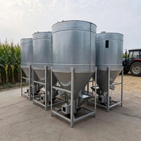 Mélangeur d'aliments multifonctionnel à moteur haute capacité, longue durée de vie, pour les exploitations d'élevage mondiales - OUMU