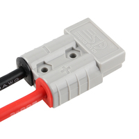 SED prix usine connecteur d'alimentation 50A 600V gaine étanche noir PVC rouge couvercle en caoutchouc câble Fix Plug pour SG50