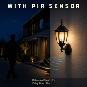 Lámpara de Pared para Jardín Exterior P341-<span class=keywords><strong>PIR</strong></span> con Sensor de Movimiento, IP44 Impermeable, 60W, Luz LED <span class=keywords><strong>Hexagonal</strong></span> - Product Image 3