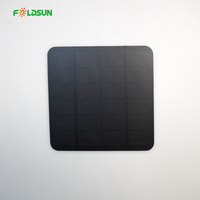 Panneau solaire monocristallin en silicium PET personnalisé 5V 1,5W 22,4% d'efficacité pour l'alimentation des appareils sans fil et des capteurs IoT