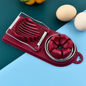 Multifunctional Flower Shape Plastic Egg Cutter Slicer <b>Accessory</b> Modern <b>Kitchen</b> Gadget for Soft Fruit Strawberry - Product Image 4