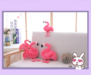 Peluche de Flamingo Súper Suave y Adorable de Dibujos Animados, con Relleno de Algodón PP, 25cm, Juguete Antiestrés, Premio para Máquina de Garras - Product Image 4