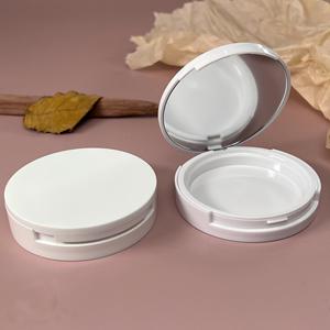 Astuccio Rotondo Doppio Strato Magnetico per Polveri, Contenitore Portatile per Campioni Cosmetici, Vasetto Vuoto per Ombretto e Fard con Specchio - Product Image 4