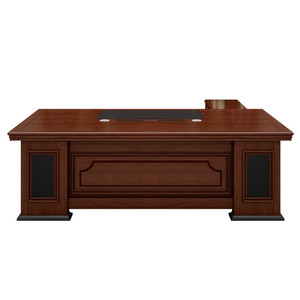 Escritorio Ejecutivo, Escritorio para Jefe, Diseño Moderno y Minimalista, Tablero de Melamina, Mueble de Oficina con Gabinete de Almacenamiento - Product Image 4