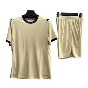 Maillot de football personnalisé avec impression par transfert thermique, 100% polyester, manches courtes, logo sur le devant, été, printemps, automne, unisexe, adulte - Product Image 1