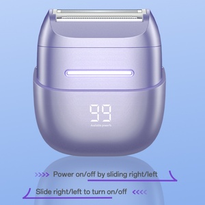 Afeitadora Eléctrica Portátil Mini, Recargable por USB, de Bolsillo, con Logotipo Personalizado, para Uso en Seco y Húmedo, Indolora, para Hombres y Mujeres - Product Image 2