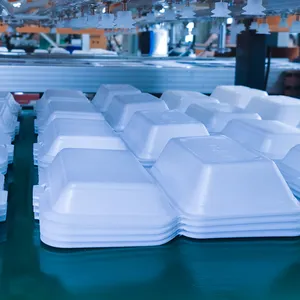 Polystyrene foam thermocol plates and cups machine