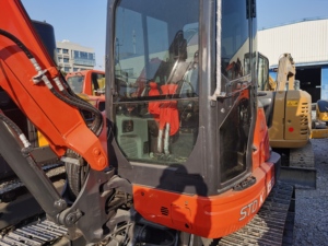 รถขุด Kubota KX163 มือสอง ได้รับการรับรองมาตรฐาน CE น้ำหนัก 6300 กก. รถขุดตีนตะขาบ Kubota KX161 KX163 KX165 ผลิตในญี่ปุ่น - Product Image 5