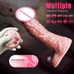 Funda Vibradora de Silicona Realista para Pene, Control por Aplicación Inteligente, Interacción a Larga Distancia, Juguete de Placer Masculino - Product Image 2